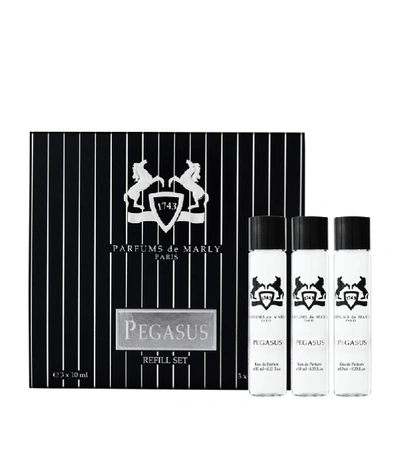 Shop Parfums De Marly Pegasus Refill Travel Set In White