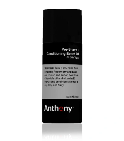 Shop Anthony Pre-shave Beard Oil In White