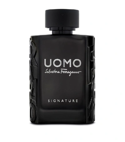 Shop Ferragamo Uomo Signature Eau De Parfum (100ml) In White