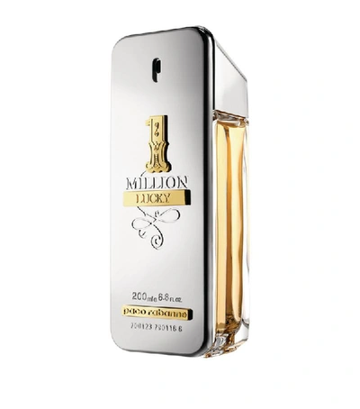 Shop Paco Rabanne 1 Million Lucky Eau De Toilette (200ml) In White