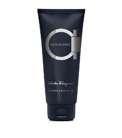 Shop Ferragamo Shampoo & Shower Gel (200ml) In White