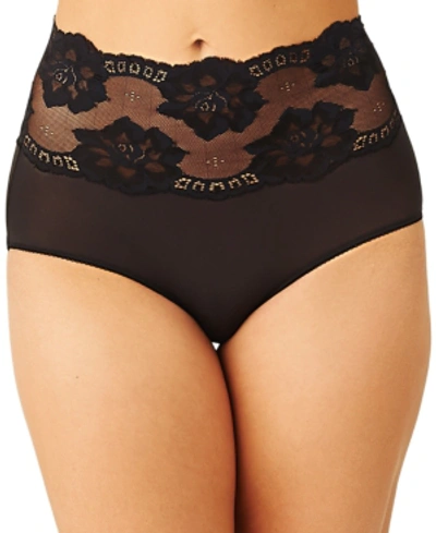 Shop Wacoal Women's Light & Lacy Brief Underwear 870363 In Black