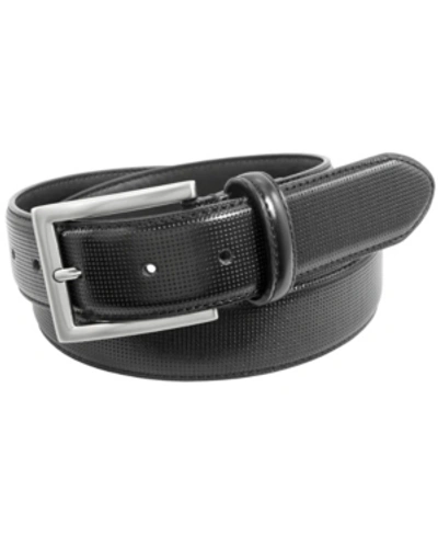 Shop Florsheim Sinclair Dress Casual Leather Belt In Black