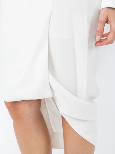 Shop Haiderackermann Draped Cutout Dress