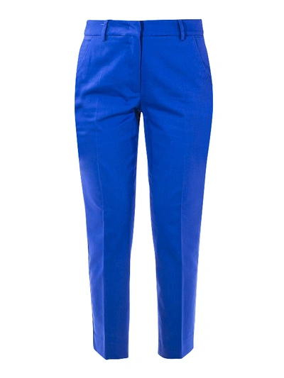 Shop Weekend Max Mara Novak Trousers In Dark Blue