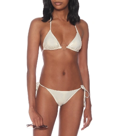 Shop Melissa Odabash Miami Bikini Bottoms In White
