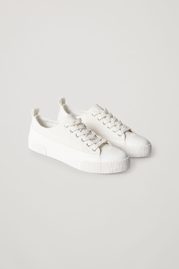 cos white sneakers