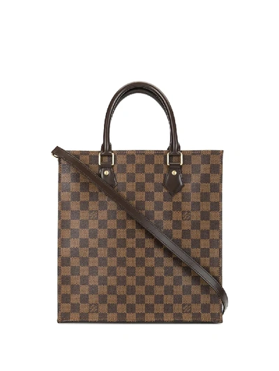 Pre-owned Louis Vuitton 2013  Sac Plat Tote In Brown
