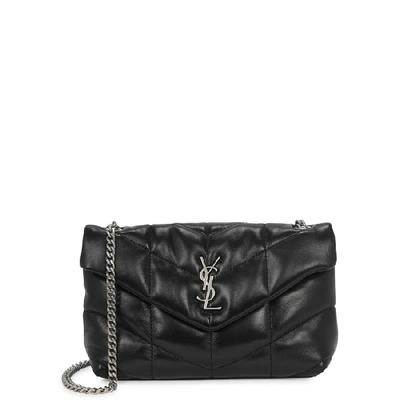 Shop Saint Laurent Loulou Puffer Mini Quilted Leather Shoulder Bag