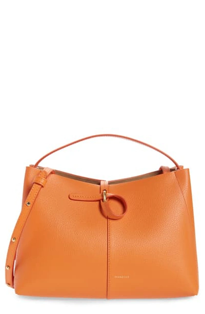 Shop Wandler Mini Ava Leather Tote In Canyon Crust