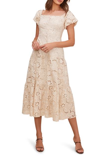 te amo scoop midi dress