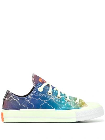Shop Converse Pigalle Chuck 70 Lightning Storm Sneakers In Multicolour