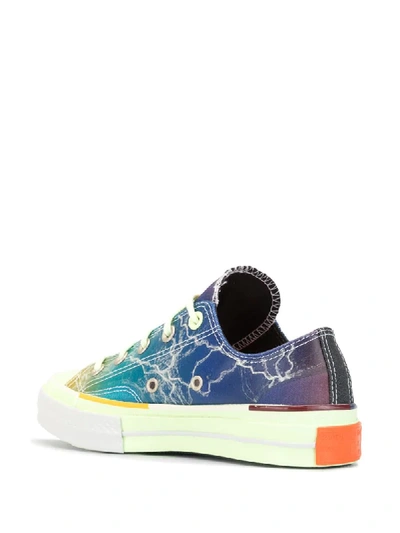 Shop Converse Pigalle Chuck 70 Lightning Storm Sneakers In Multicolour