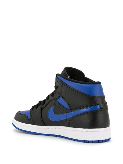 Shop Nike Air Jordan 1 Mid Sneakers In Blue