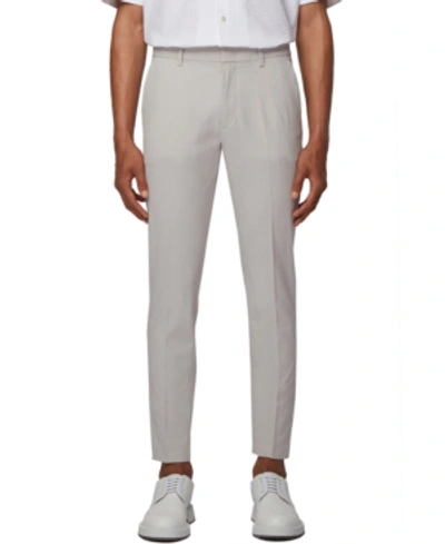 Shop Hugo Boss Boss Men's Kaito Slim-fit Chinos In Natural