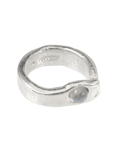 Shop Ali Grace Jewelry Moonstone Ring In Silver
