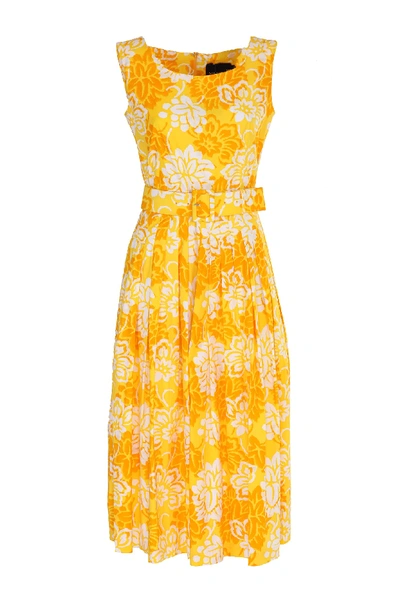 Shop Samantha Sung Dress In Giallo