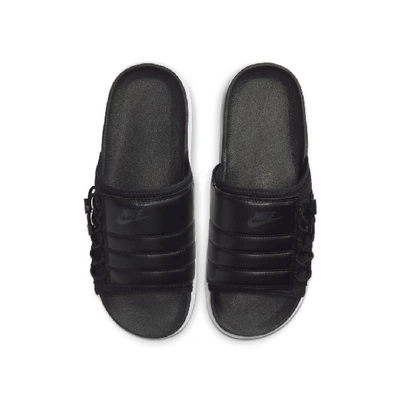 Shop Nike Men's Asuna Slides In Black