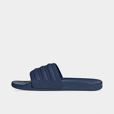 Shop Adidas Originals Adidas Men's Adilette Cloudfoam Plus Slide Sandals In Blue