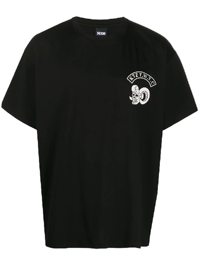 Shop Ktz Graphic-print T-shirt In Black