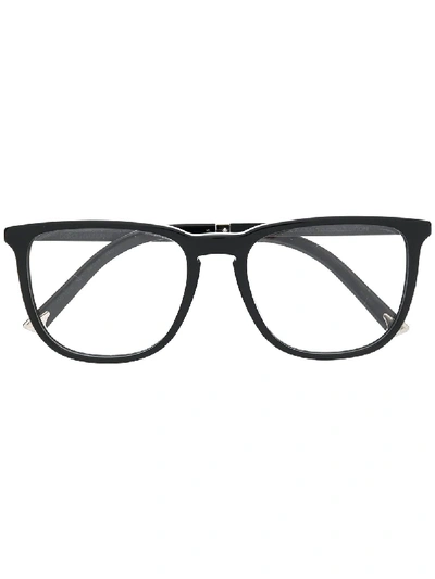 Shop Dolce & Gabbana Square Glasses In Black