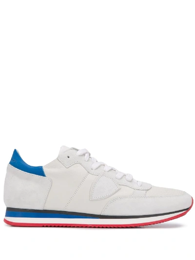 Shop Philippe Model Paris Low-top Sneakers In Weiss