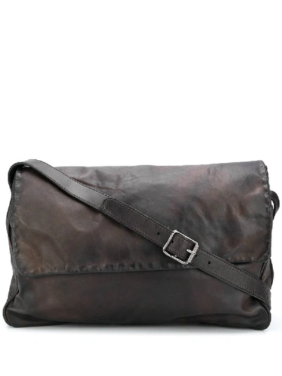 Shop Numero 10 Leather Shoulder Bag In Brown