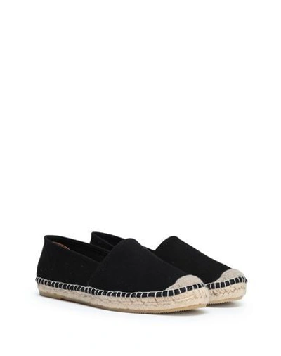 Shop 8 By Yoox Woman Espadrilles Black Size 7 Cotton