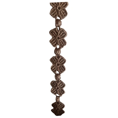 Pre-owned Cruciani Cloth Bracelet In Brown
