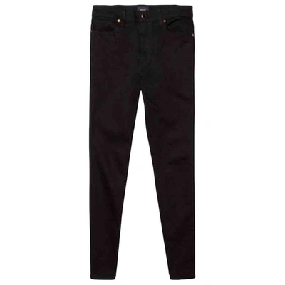 Pre-owned Khaite Black Denim - Jeans Jeans