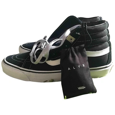 Pre-owned Alyx Black Suede Trainers