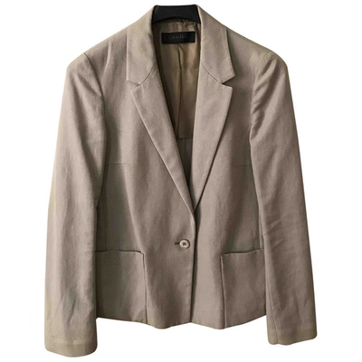 Pre-owned Calvin Klein Collection Grey Cotton Jacket