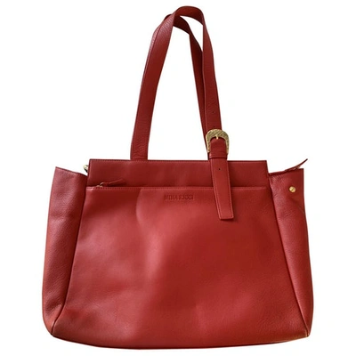 Pre-owned Nina Ricci Red Leather Handbag