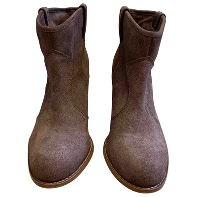 Pre-owned Splendid Boots In Brown