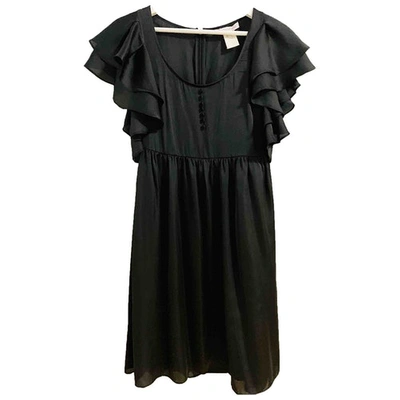 Pre-owned Paul & Joe Sister Silk Mid-length Dress In Black
