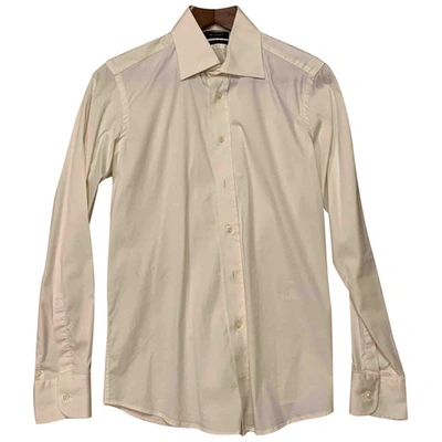 Pre-owned Sand White Cotton Shirts