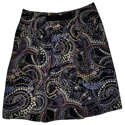 Pre-owned Essentiel Antwerp Silk Mid-length Skirt In Multicolour