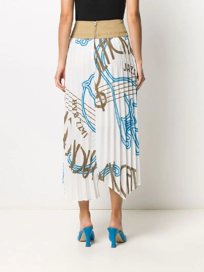 DOROTHEE SCHUMACHER JAZZ BAR PRINT MIDI SKIRT 