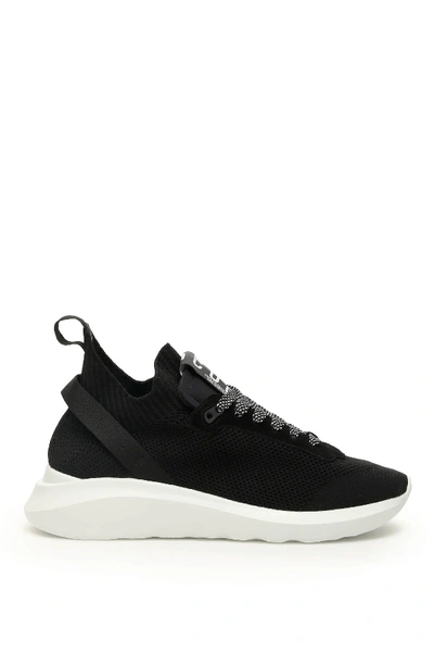 Shop Dsquared2 Speedster Knit Sneakers In Nero