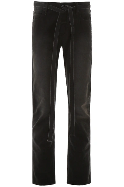 Shop Fear Of God Sixth Collection Jeans In Nero