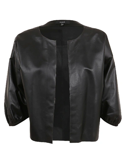 Arma Madee Open Front Jacket In Nero