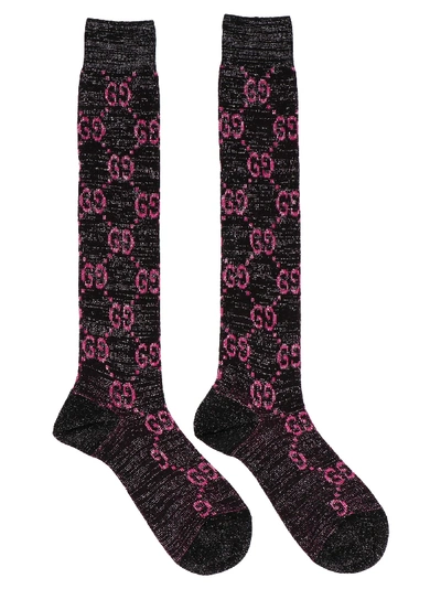 Shop Gucci Socks In Nero