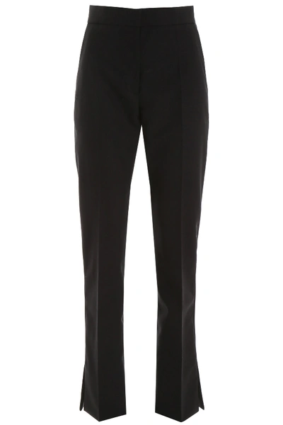 Shop Burberry Harborough Trousers In Nero