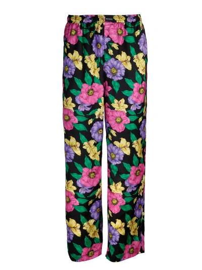 Shop Balenciaga Trousers In Multicolore