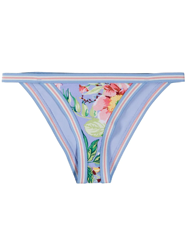 blue floral bikini bottoms