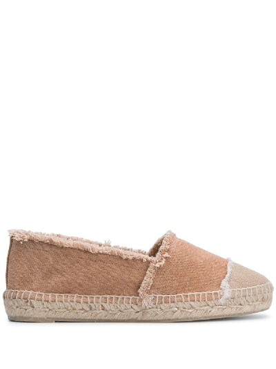 Shop Castaã±er Kampala Two-tone Espadrilles In Brown