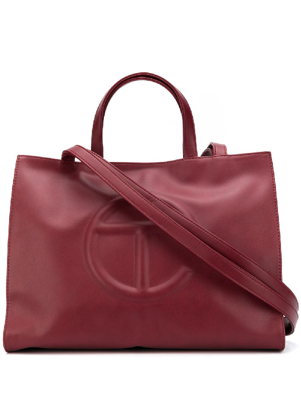 red patent telfar