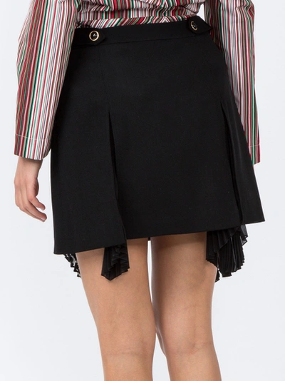 Shop Givenchy Pleat Insert Kilt