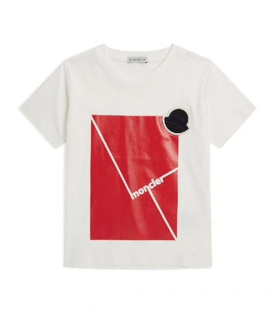 Shop Moncler Kids Colour-block Logo T-shirt (12-14 Years)