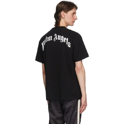 Shop Palm Angels Black Ice Bear T-shirt